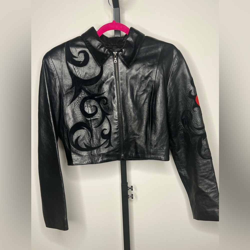 John Michael Genuine Leather Crop